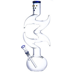 Bong in Vetro Arabic - Black Leaf