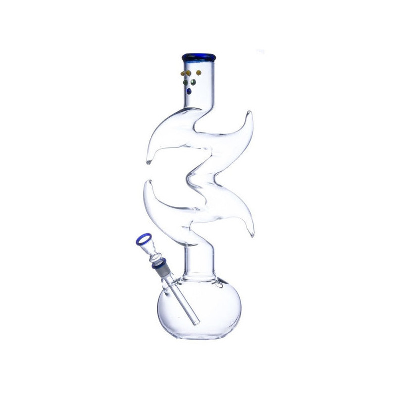 Bong in Vetro Arabic - Black Leaf