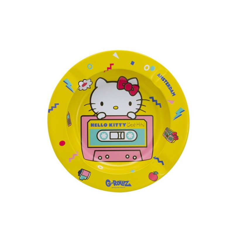 Posacenere in metallo - Hello Kitty Amsterdam Greatest Hits 13,5 cm