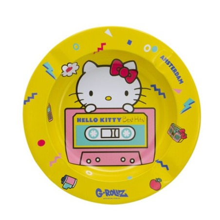 Posacenere in metallo - Hello Kitty Amsterdam Greatest Hits 13,5 cm