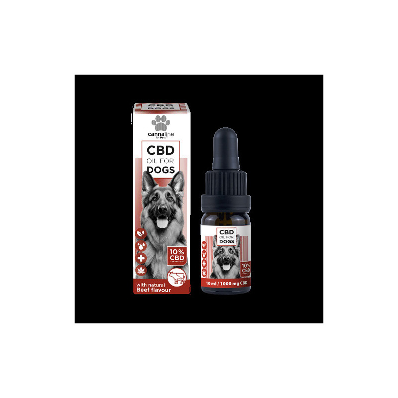 Olio CBD 10% per cani - Cannaline