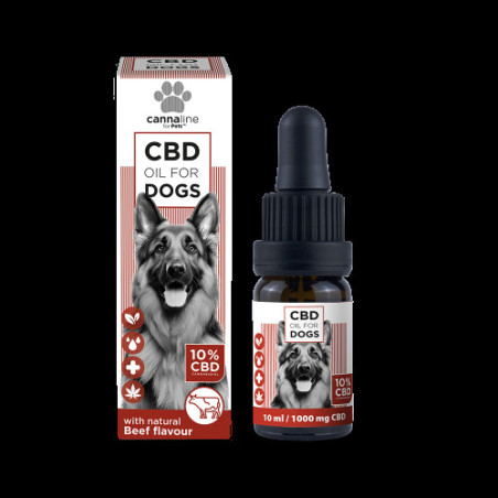 Olio CBD 10% per cani - Cannaline