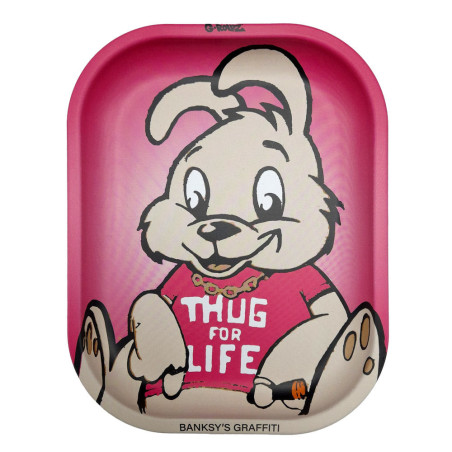 Vassoio 18x14cm - Banksy Thug Rabbit