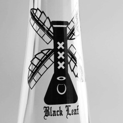 Bong in vetro Mulino Amsterdan 39,5cm - Black Leaf