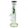 Bong in Vetro HEMPMASTER  32,5cm - Black Leaf