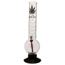 Bong in Vetro 40cm - Black Leaf