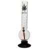 Bong in Vetro 40cm - Black Leaf