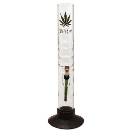 Bong in Vetro 40cm - Black Leaf
