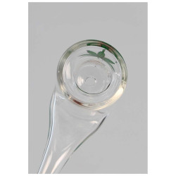 Pipa in vetro kinkhead 10,5cm - Black Leaf