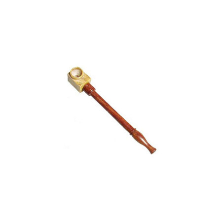 Pipa Rosewood Soapstone 15cm - Black Leaf