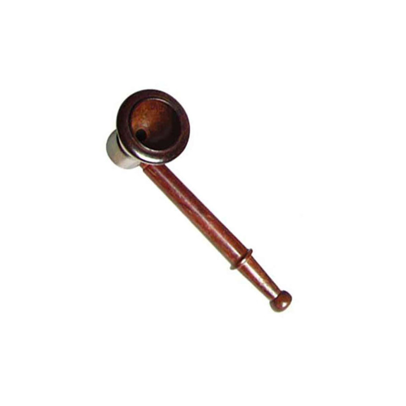 Pipa in RoseWood 9cm - Black Leaf
