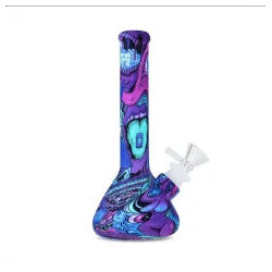 Bong in silicone Psychedelic 19x3x8cm - Euphoria