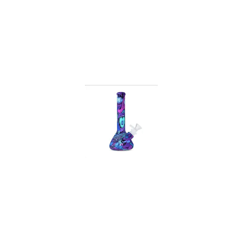 Bong in silicone Psychedelic 19x3x8cm - Euphoria