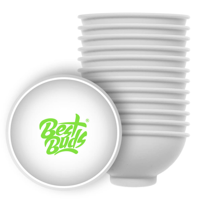 Cocchino mistiera in silicone bianco 7cm BEST BUDS "verde"