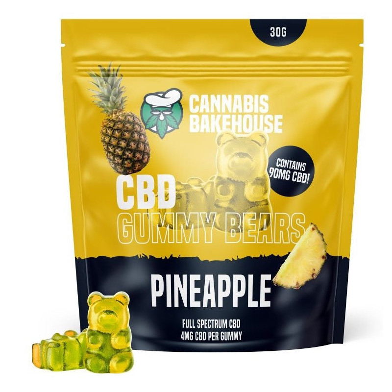 Caramelle CBD all'Ananas 30g - Cannabis Bakehouse