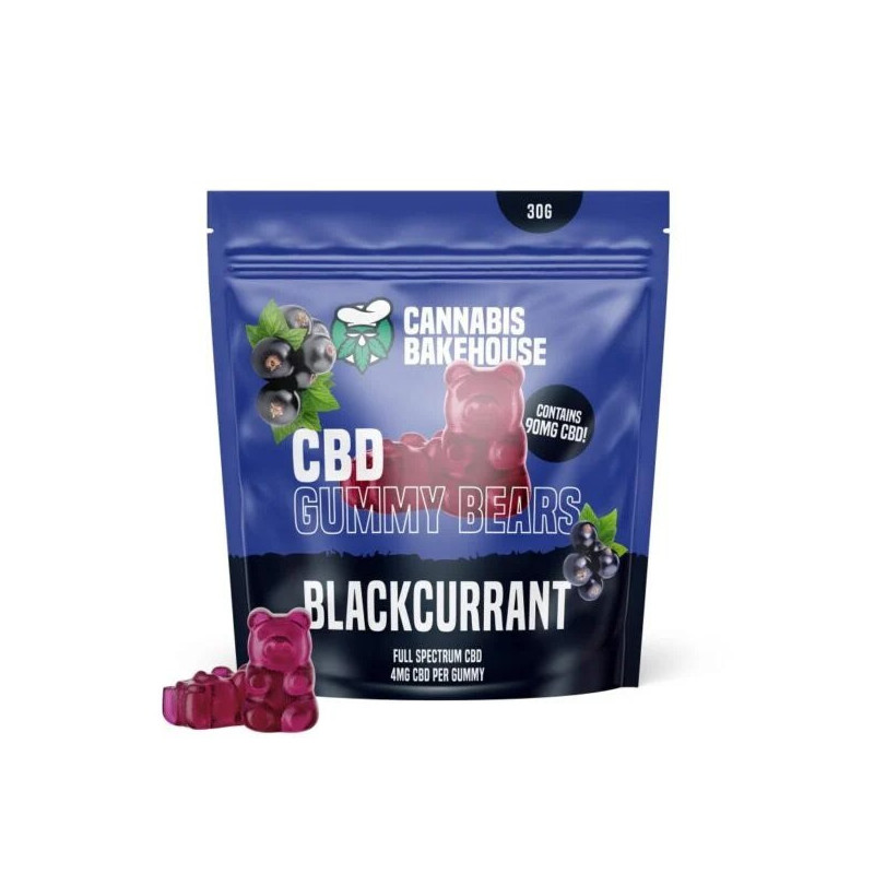 Caramelle CBD al Ribes Nero 30g - Cannabis Bakehouse