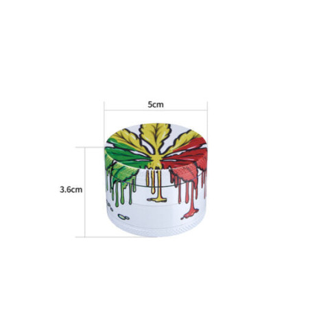 Grinder FOGLIA GOCCIOLANTE BIANCO - Champ High