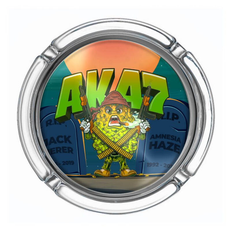 Posacenere in vetro - AK47 - Best Buds