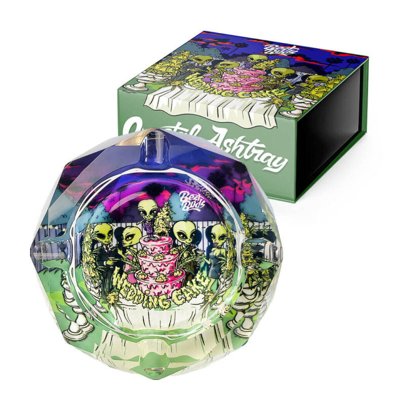 Posacenere in vetro - Crystal Ashtray Wedding Cake - Best Buds