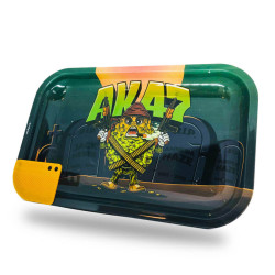 Vassoio Metal + Grinder Card Magnetica – Mission AK 47 – Best Buds