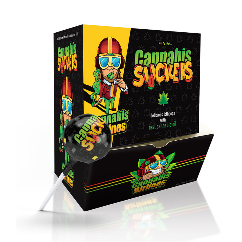 Cannabis AIRLINE Cannabis Suckers Lollipop - Euphoria