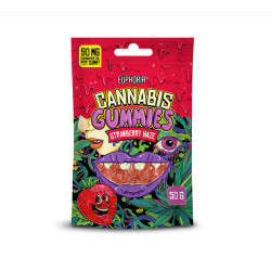 Cannabis Gummies Strawberry Haze 50g - Euphoria