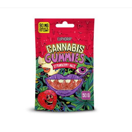 Cannabis Gummies Strawberry Haze 50g - Euphoria