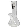Mini Ice Bong in Vetro Anonymous 21cm - Black Leaf