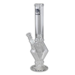 Ice Bong in Vetro con Kickhole 34cm - Breit