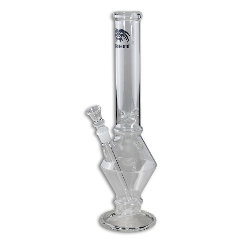Ice Bong in Vetro con Kickhole 34cm - Breit