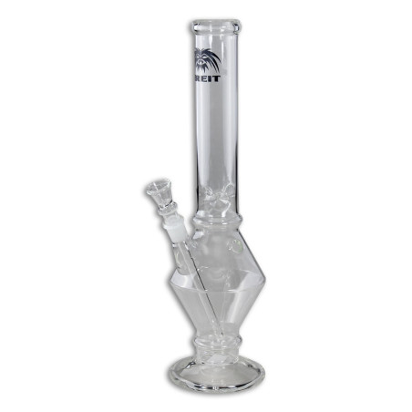 Ice Bong in Vetro con Kickhole 34cm - Breit