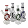 Bong in Vetro Sculpy 20cm - Black Leaf