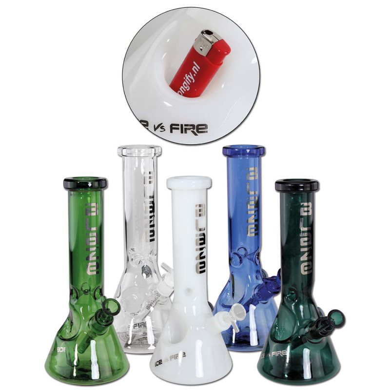 Ice Bong in Vetro Ice vs. Fire 30cm - Blaze
