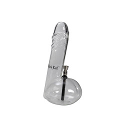 Bong in Vetro Willy 26cm - Black Leaf
