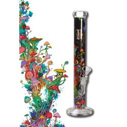 Bong in Vetro Mushroom Tree 45,5cm - Black Leaf