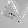 Mini Bong in Vetro Shaped 12cm - Black Leaf