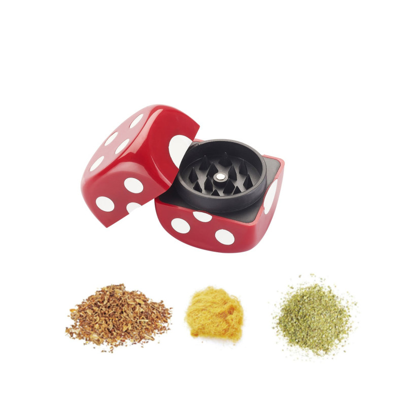 Grinder in plastica Casino Dice 45mm - Champ High