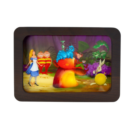 Vassoio di Legno 3D Alice Mushroom Piccolo - V Syndicate