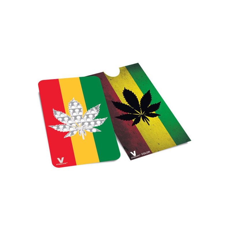 Grinder Card Rasta Leaf - V Syndicate
