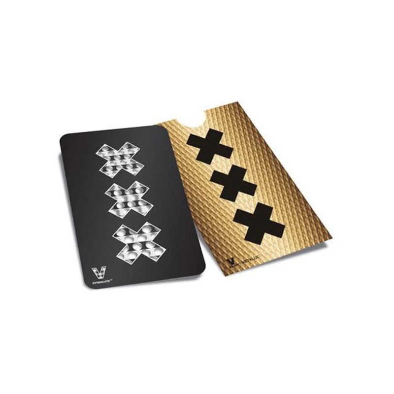 Grinder Card XXX Gold & Black - V Syndicate
