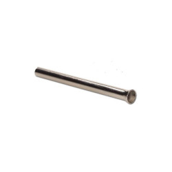 Sniffer/snorter in metallo cromato