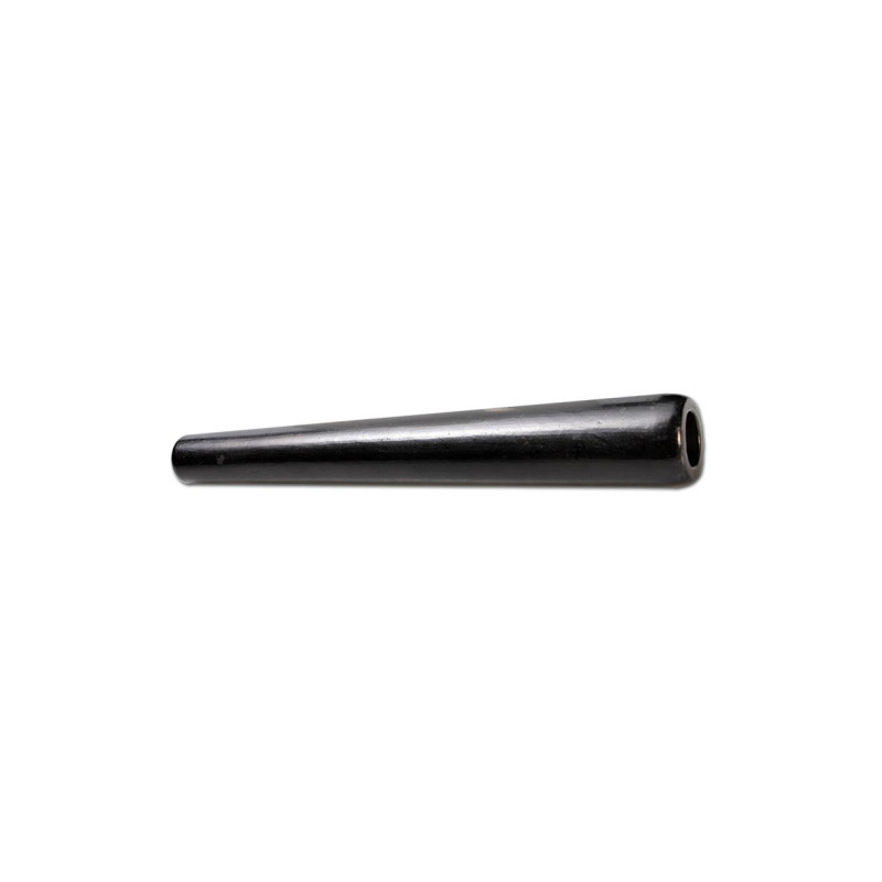 Chilum in ceramica nero 21cm - Black Leaf