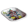 Hanuman Rolling Tray 18x14cm - Black Leaf
