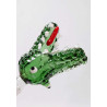 Braciere in vetro Crocodile - Black Leaf