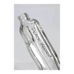 Bong in Vetro Peace Keeper 23cm - Black Leaf