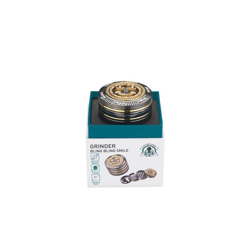 Grinder Bling Bling Smile 50mm 4 Livelli - Champ High