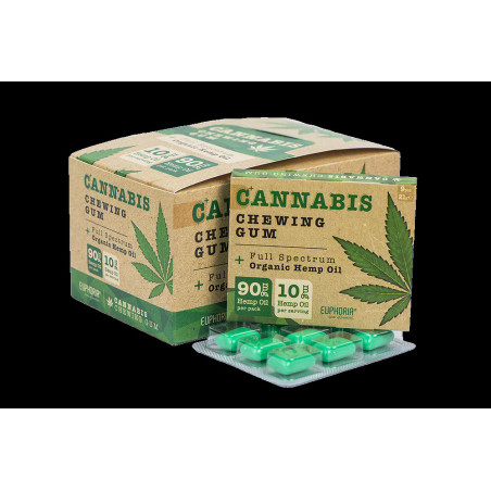 Cannabis Chewing Gum con Olio di semi di Cannabis - Euphoria