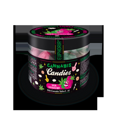 Cannabis Candies Sour Raspberry - Euphoria