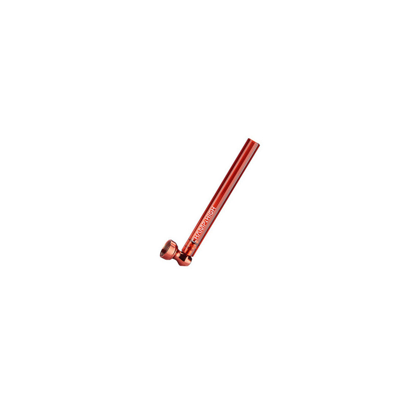 Pipa in vetro con braciere in metallo Red 12.5cm - Champ High