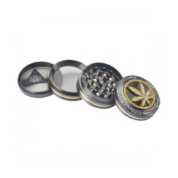 Grinder Bling Bling Leaf 50mm 4 Livelli - Champ High